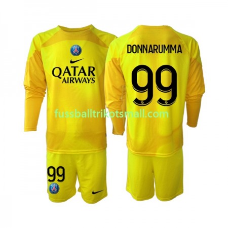 Fußballtrikots Paris Saint-Germain Gianluigi Donnarumma 99 Torwart Kinder 2022-2023 Langarm 3rd trikot kaufen